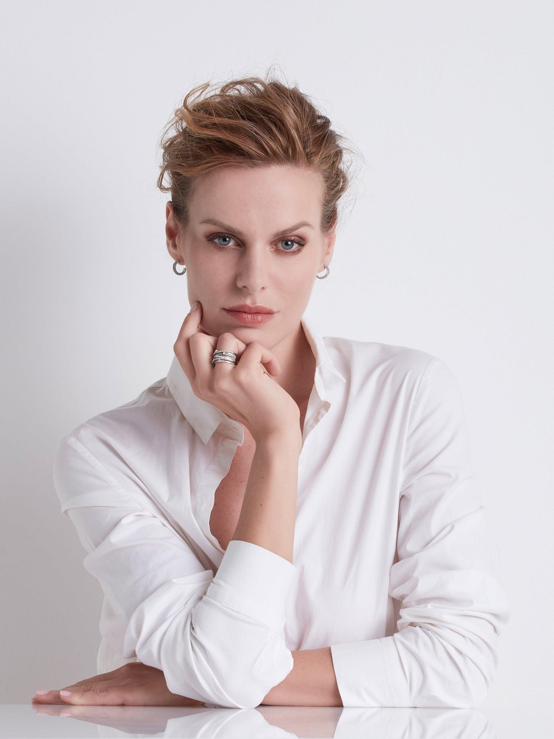 Marco Bicego Goa 18k White Gold Diamond Ring 7 Strand - Orsini Jewellers