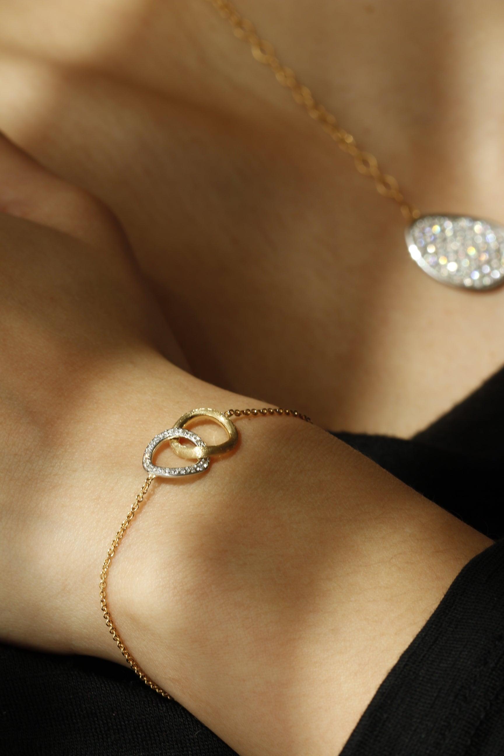 Marco Bicego Jaipur Delicati 18k Gold Diamond Bracelet - Orsini Jewellers