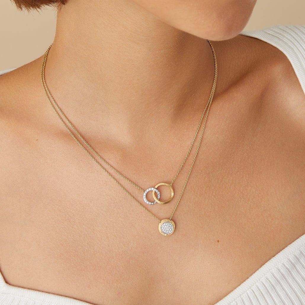 Marco Bicego Jaipur Delicati 18k Gold Diamond Necklace - Orsini Jewellers