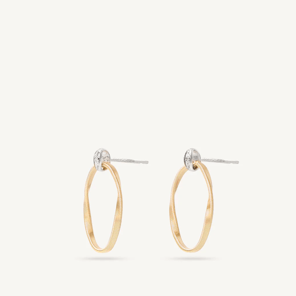 Marco Bicego Marrakech Onde Earrings Diamonds and 18k Gold - Orsini Jewellers