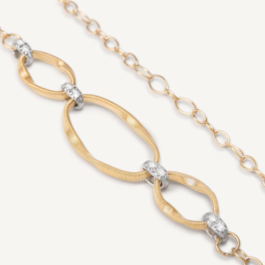 Marco Bicego Marrakech Onde Necklace Diamonds and 18k Gold - Orsini Jewellers