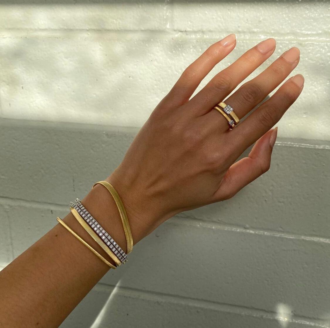 Marco Bicego Masai 18k Gold Diamond Tennis Bracelet 5 Strand - Orsini Jewellers