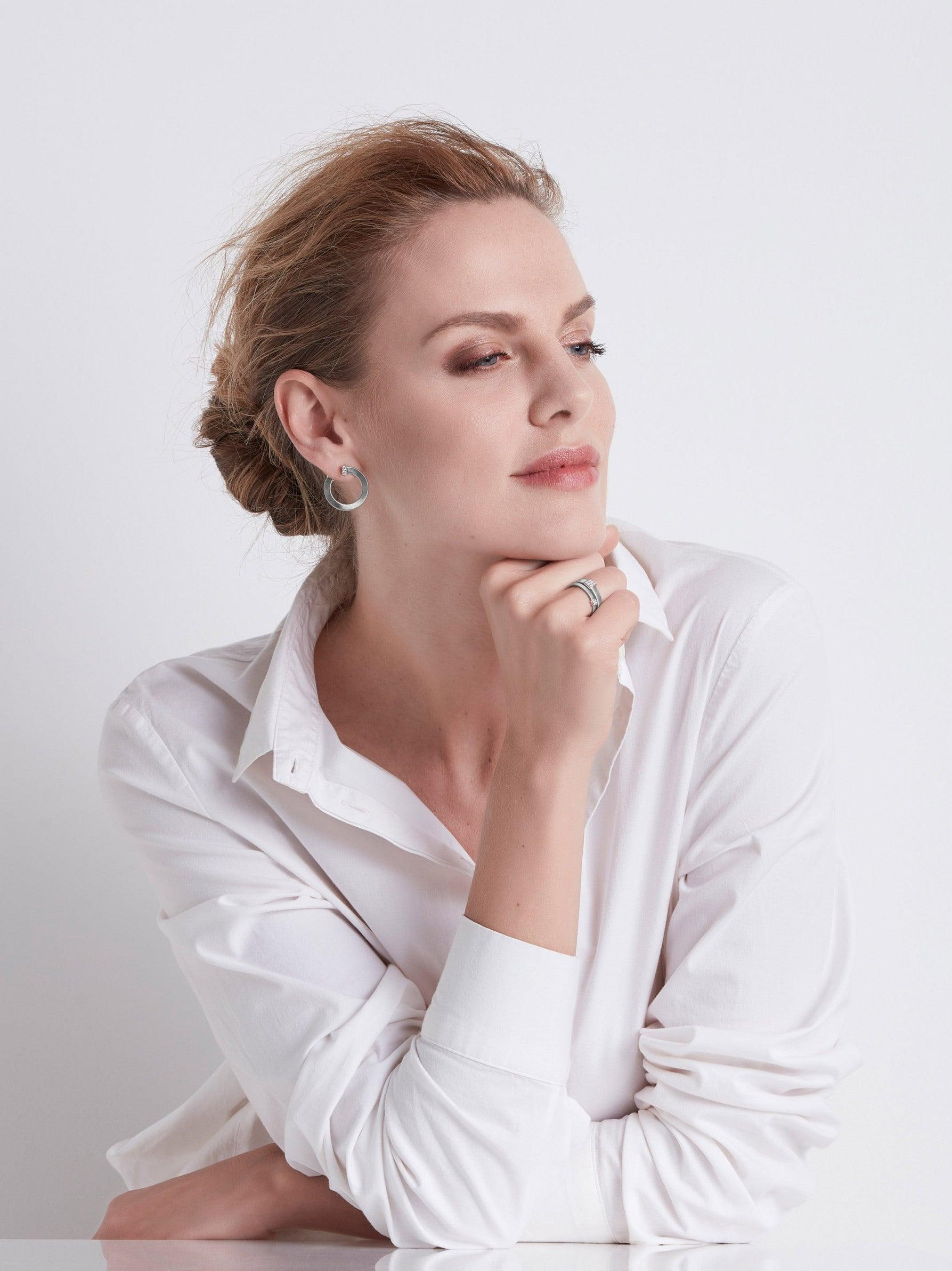 Marco Bicego Masai 18k Gold Pavè Diamond Earrings - Orsini Jewellers