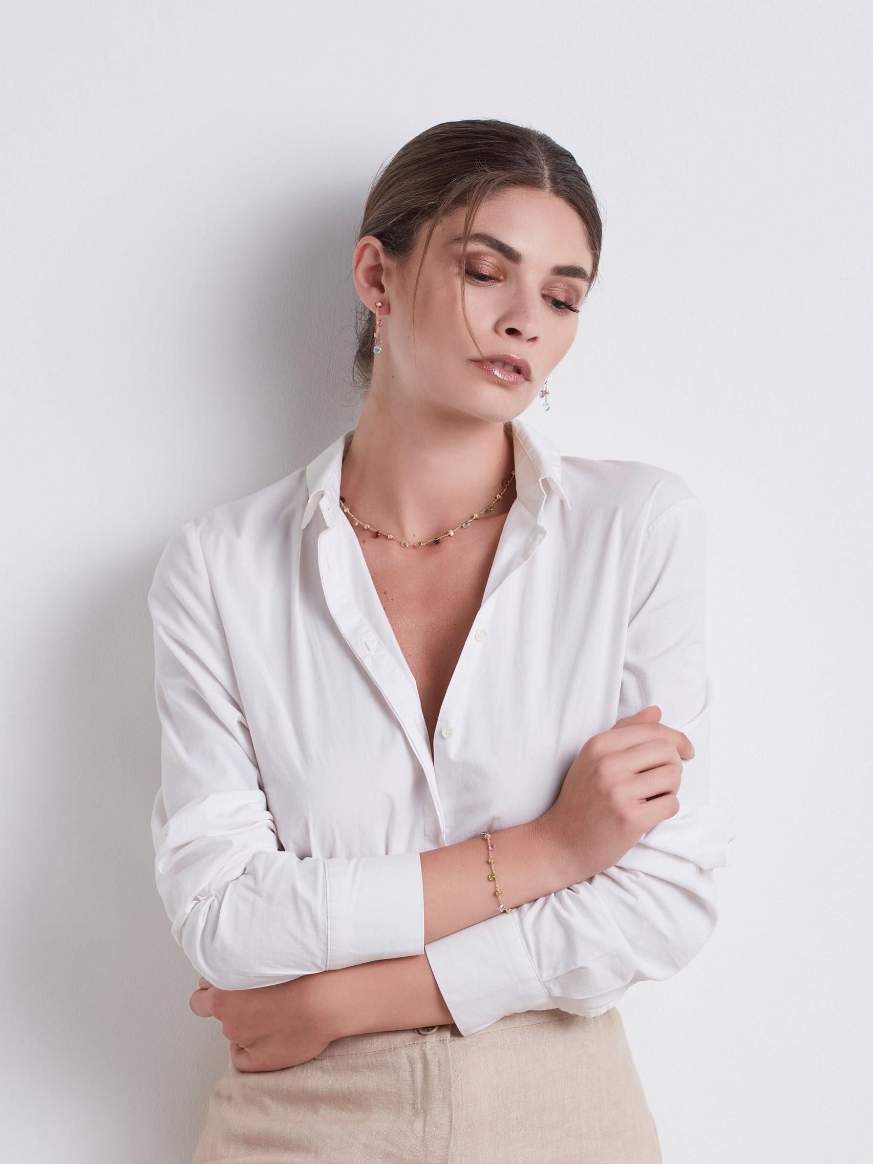 Marco Bicego Paradise 18k Gold Gemstone Bracelet - Orsini Jewellers