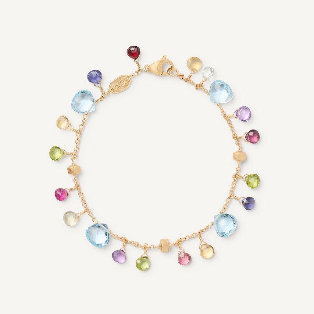 Marco Bicego Paradise 18k Gold Gemstone Bracelet Topaz - Orsini Jewellers