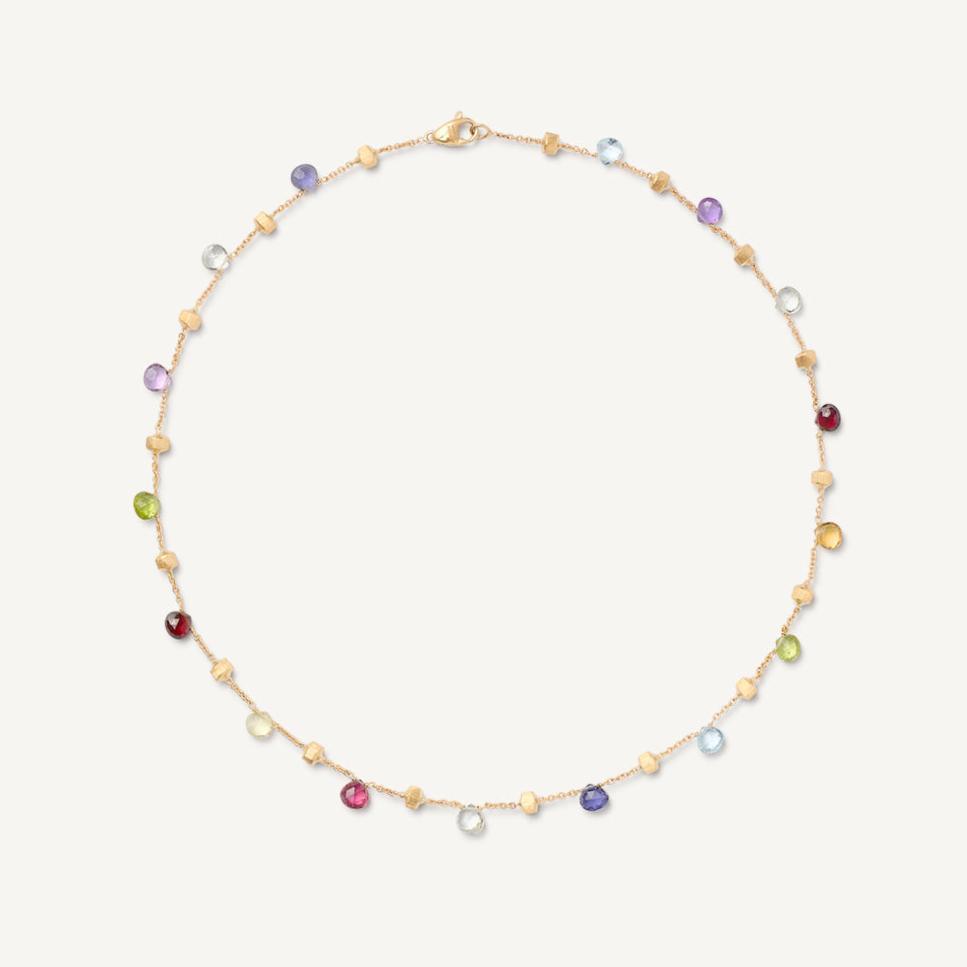 Marco Bicego Paradise 18k Gold Gemstone Necklace - Orsini Jewellers