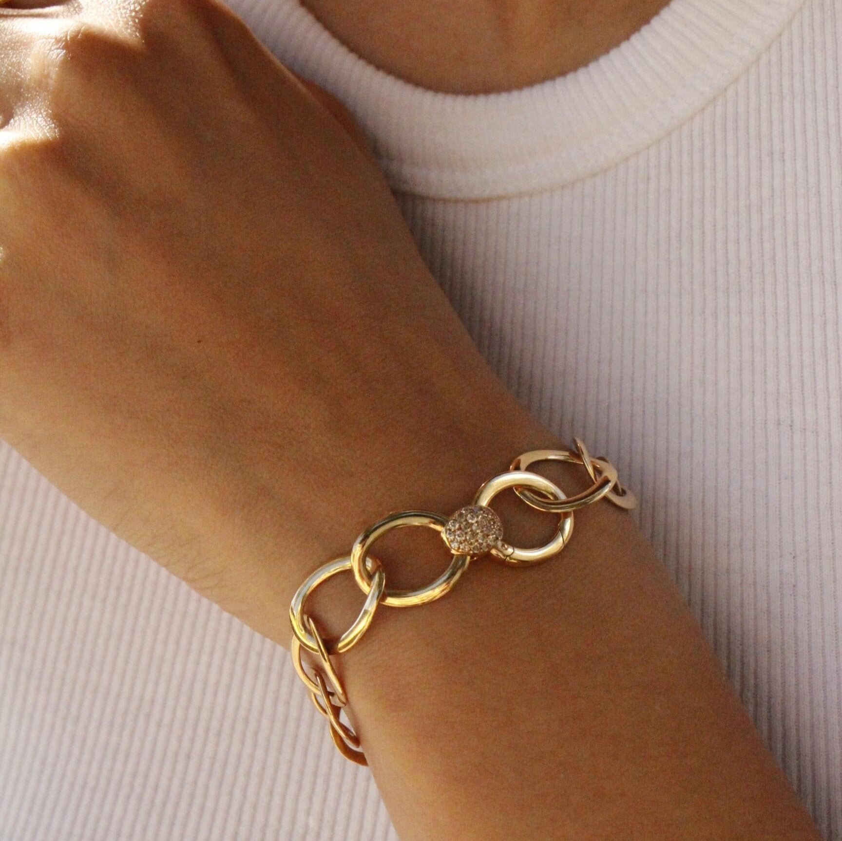 Pomellato Brera Bracelet 23 Brown Diamonds 18k Rose Gold - Orsini Jewellers