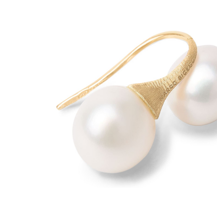 Lunaria Pearl ring by Marco Bicego worn on hand 