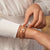 Al Coro rose gold high quality stretch braclets