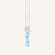 Al Coro Candy Blue Topaz and Diamond Necklace