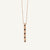 Al Coro La Piazza Necklace in 18k Rose Gold NC560R