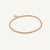Al Coro Square Stretchy Bracelet in 18k Rose Gold Small Size Cubes - Orsini Jewellers