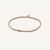 Al Coro Stretchy Bracelet in 18k Rose Gold with Brown Diamonds