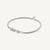 Al Coro Stretchy Bracelet in 18k White Gold with 67 Brilliant Diamonds - Orsini Jewellers A358W
