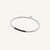 Al Coro Stretchy Bracelet in 18k White Gold with Black Sapphires - Orsini Jewellers A350WB