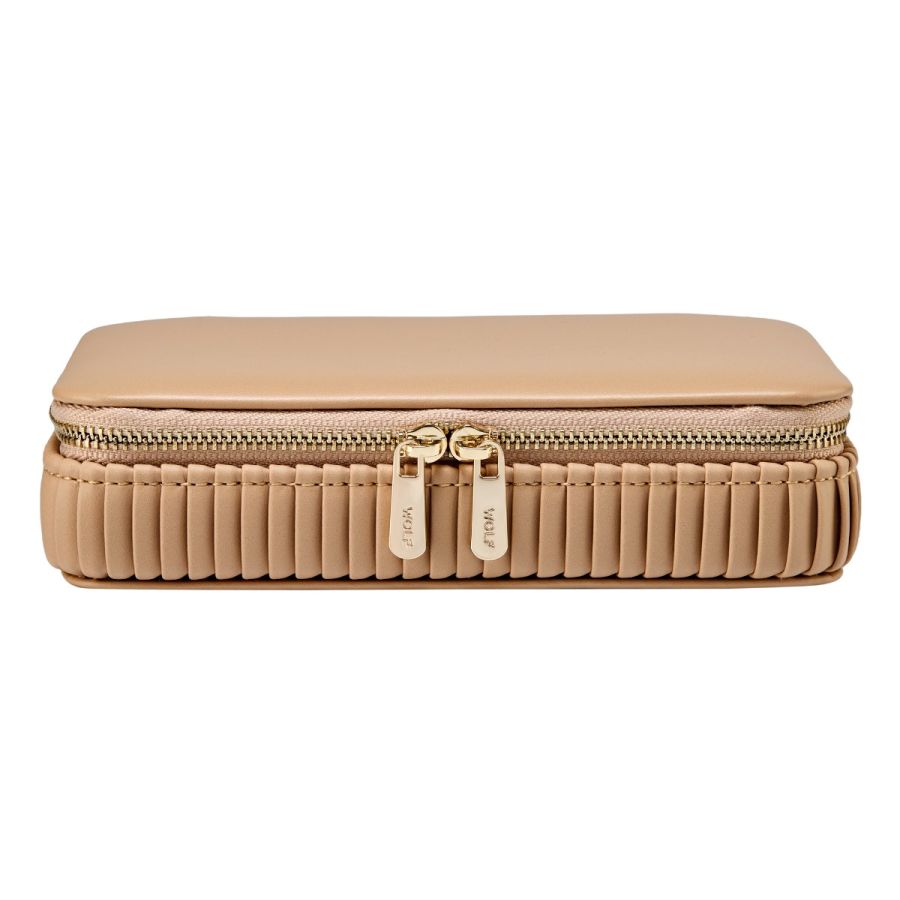 Bella Jewellery Zip Travel Case in Mocha