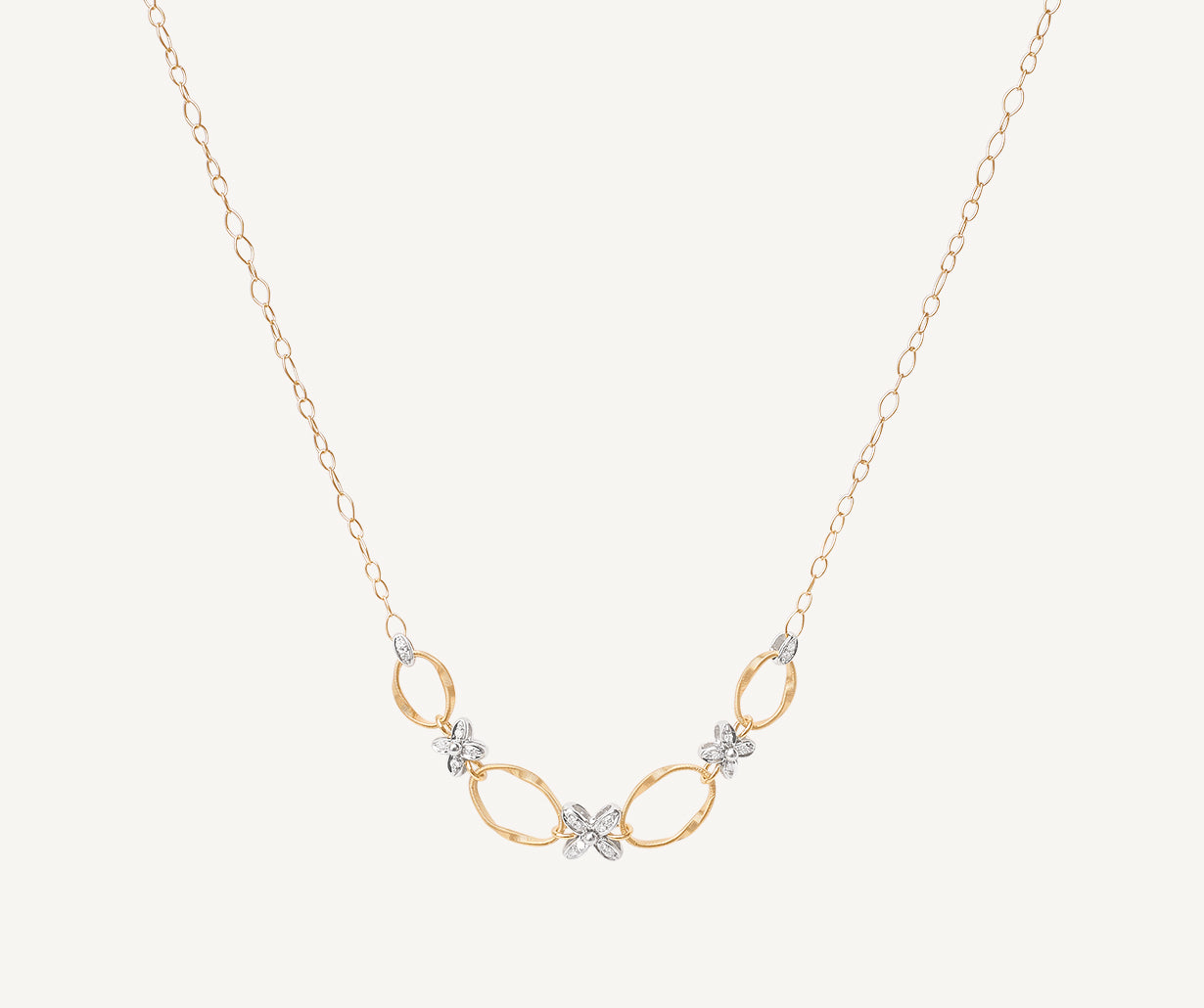 Marco Bicego Marrakech Onde 18k Gold and Diamond Necklace - Orsini Jewellers