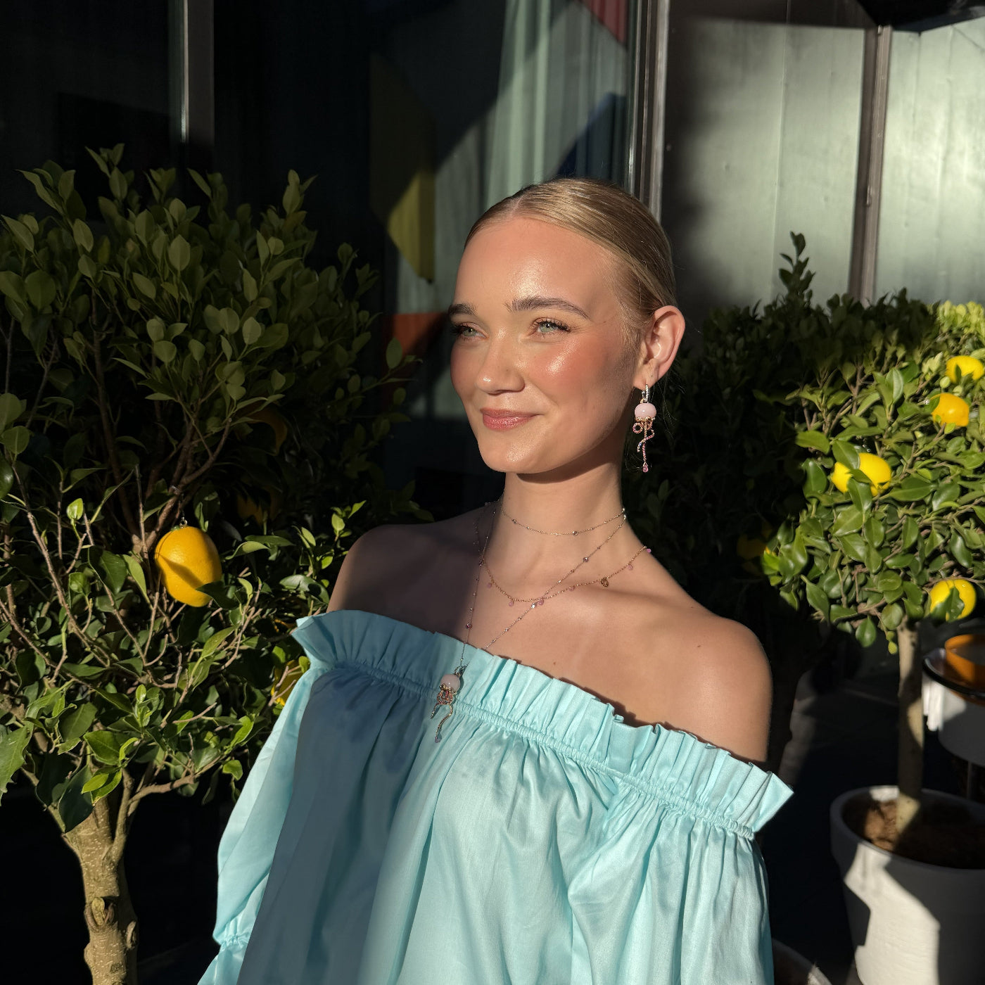 Chantecler Campanelle Jellyfish Earrings in 18kt Pink and White Gold with Diamonds, Pink Sapphires and Pink Opal