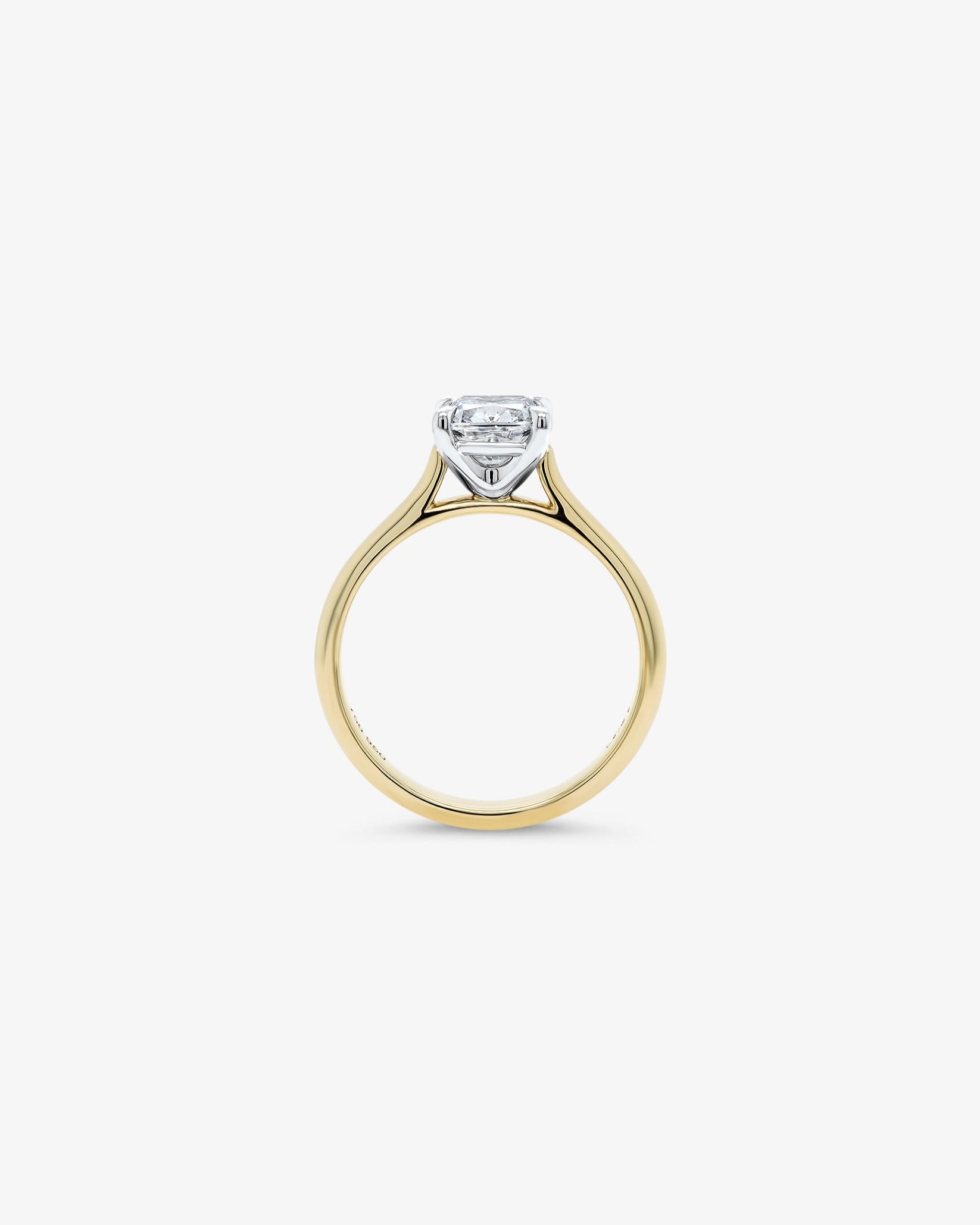 Classico Cushion Solitaire Diamond Engagement Ring