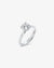 Classico Cushion Solitaire Diamond Engagement Ring in White Gold