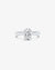 Classico Oval Solitaire Diamond Engagement Ring