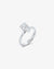 Classico Pear Solitaire Diamond Engagement Ring in White Gold