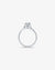 Classico Pear Solitaire Diamond Engagement Ring in White Gold 