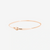 Dodo Bangle ESSENTIALS Rose Gold with Stopper - Orsini Jewellers
