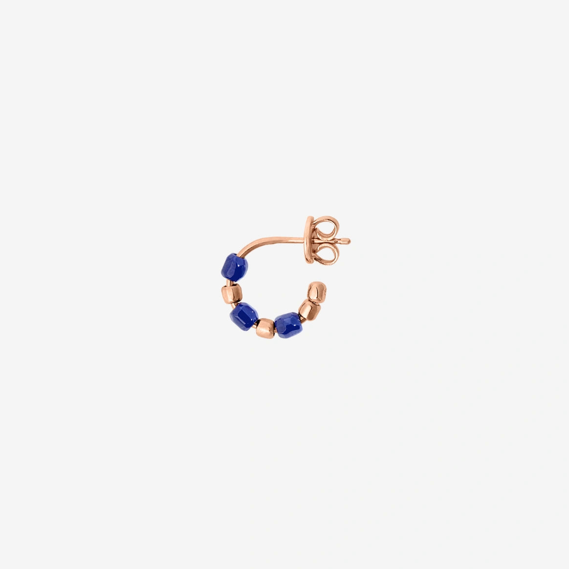 DoDo GRANELLI Mini Blue Ceramic Hoop Earrings - Orsini Jewellers
