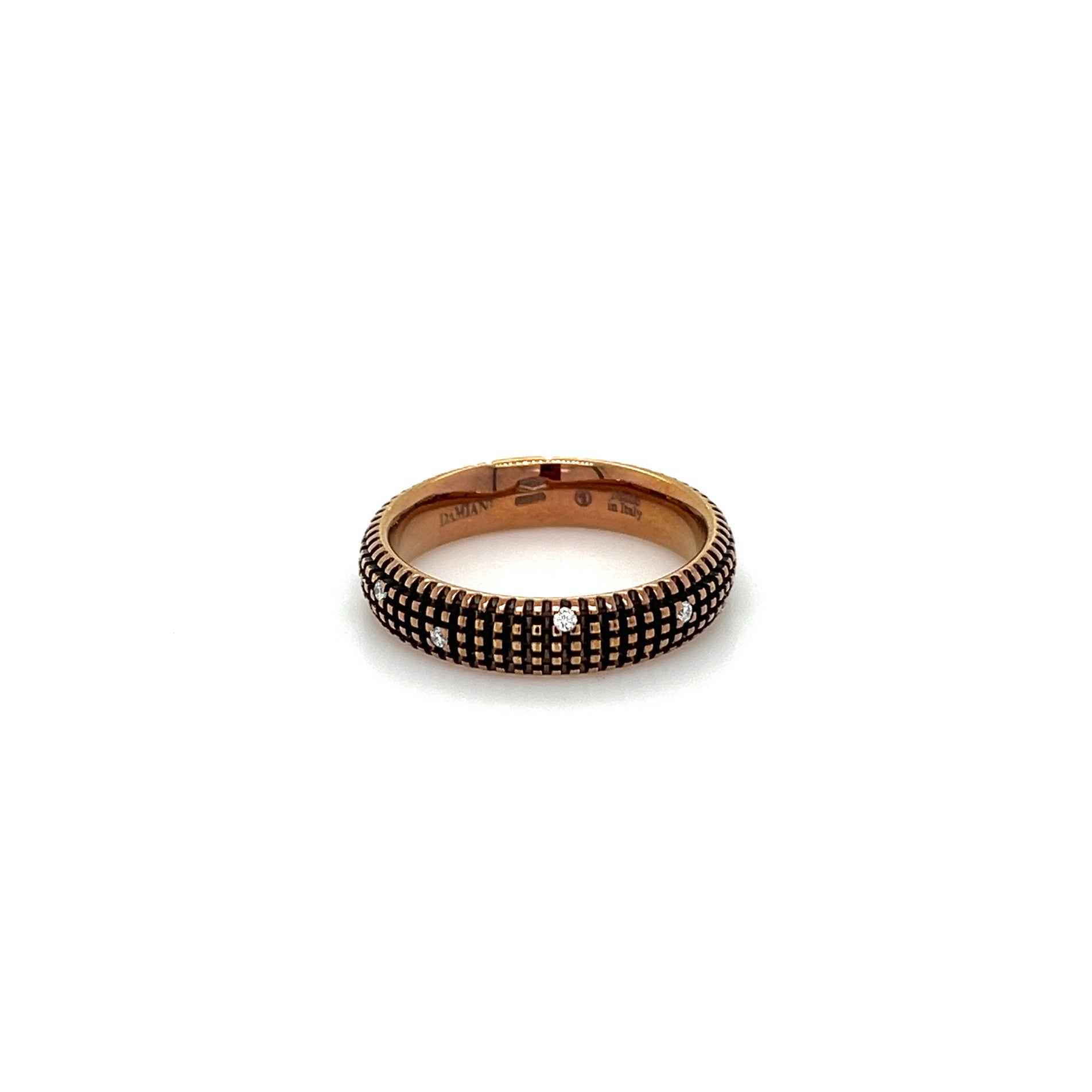 Damiani Metropolitan Diamond 18k Gold Wedding Ring - Orsini Jewellers