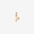 DoDo Charm Letter P Rose Gold DMB2019 LETPL 0009R