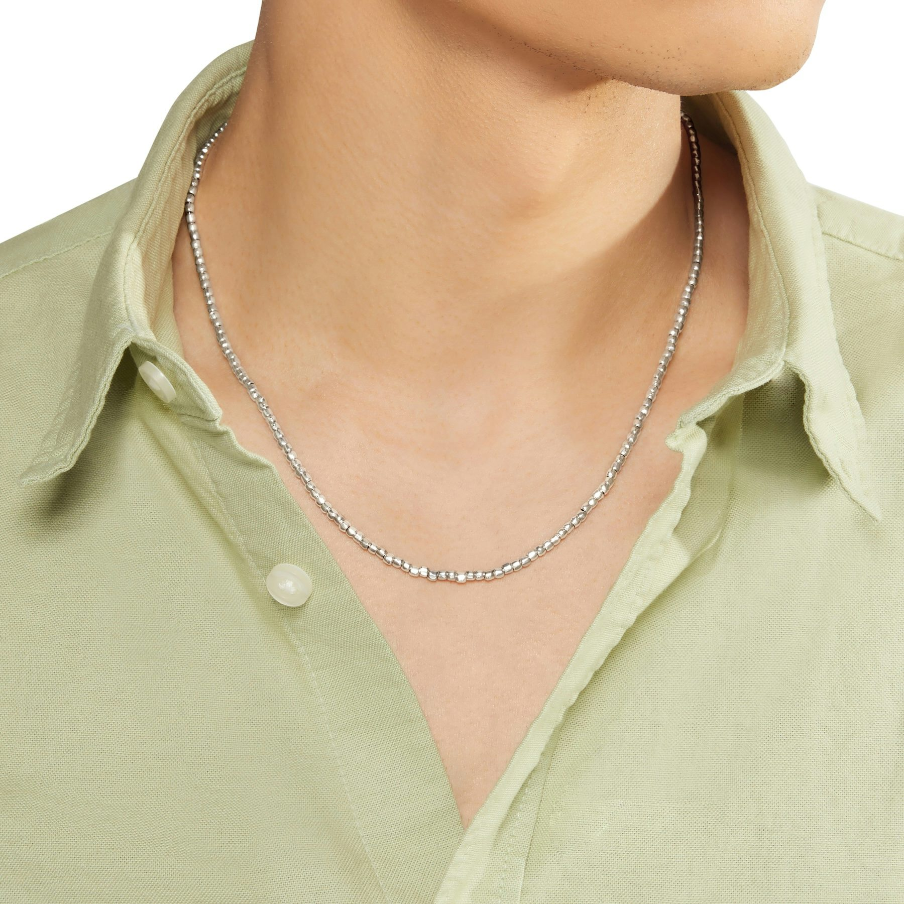 Dodo Mini Granelli Necklace in Sterling Silver