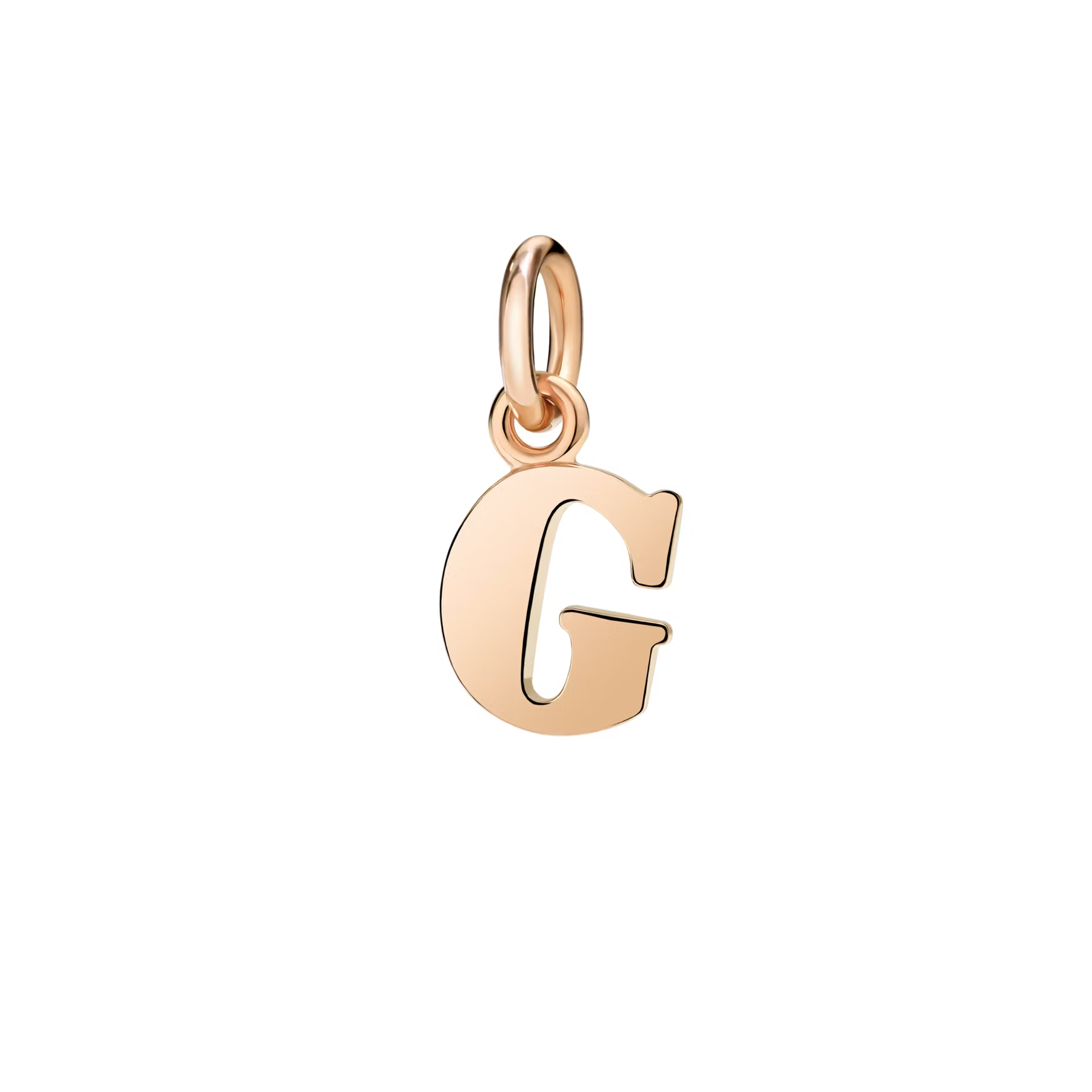 dodo rose gold letter G charm