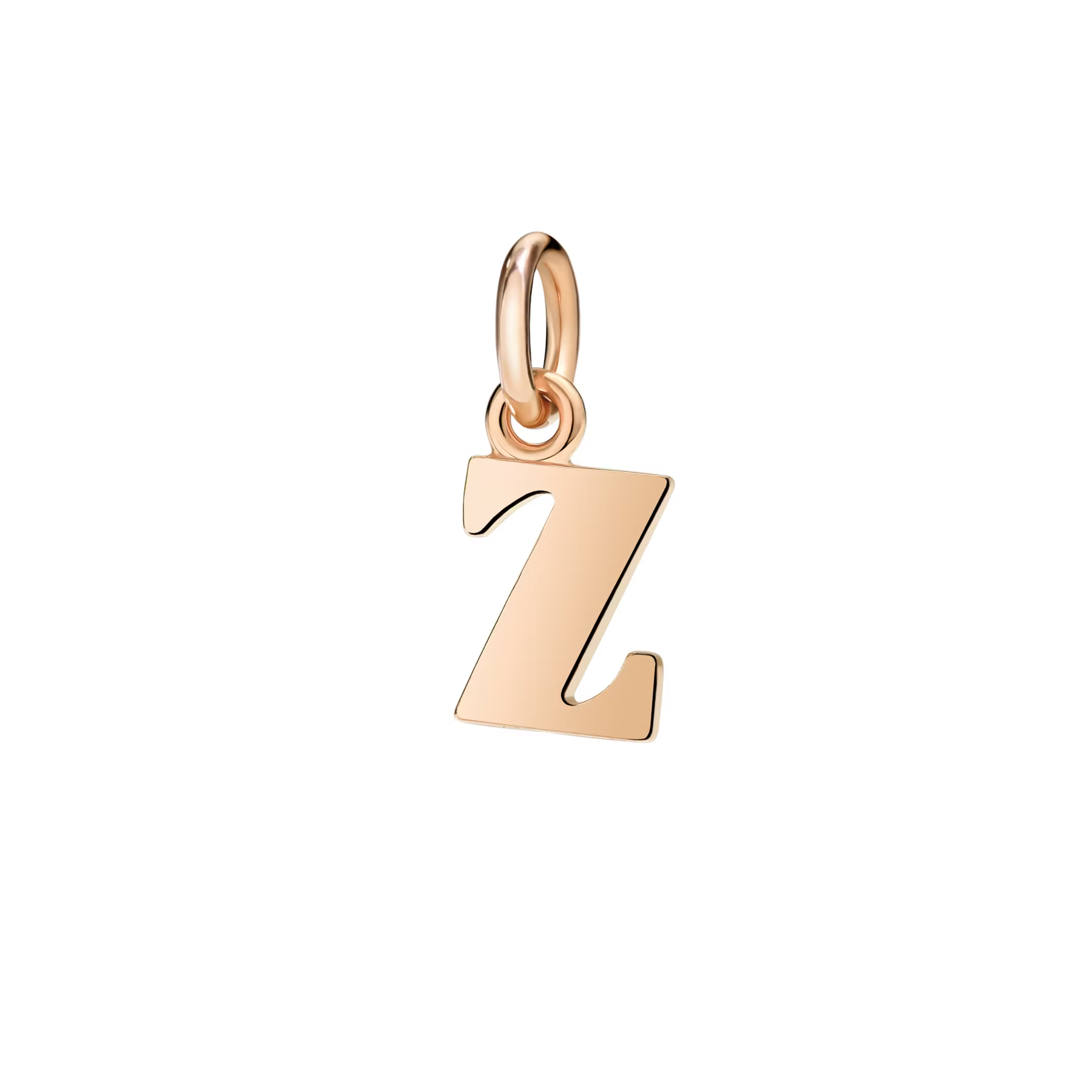 Dodo rose gold letter Z charm