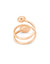 Elite Rose Gold and Diamonds Spiral Ring - Orsini Jewellers