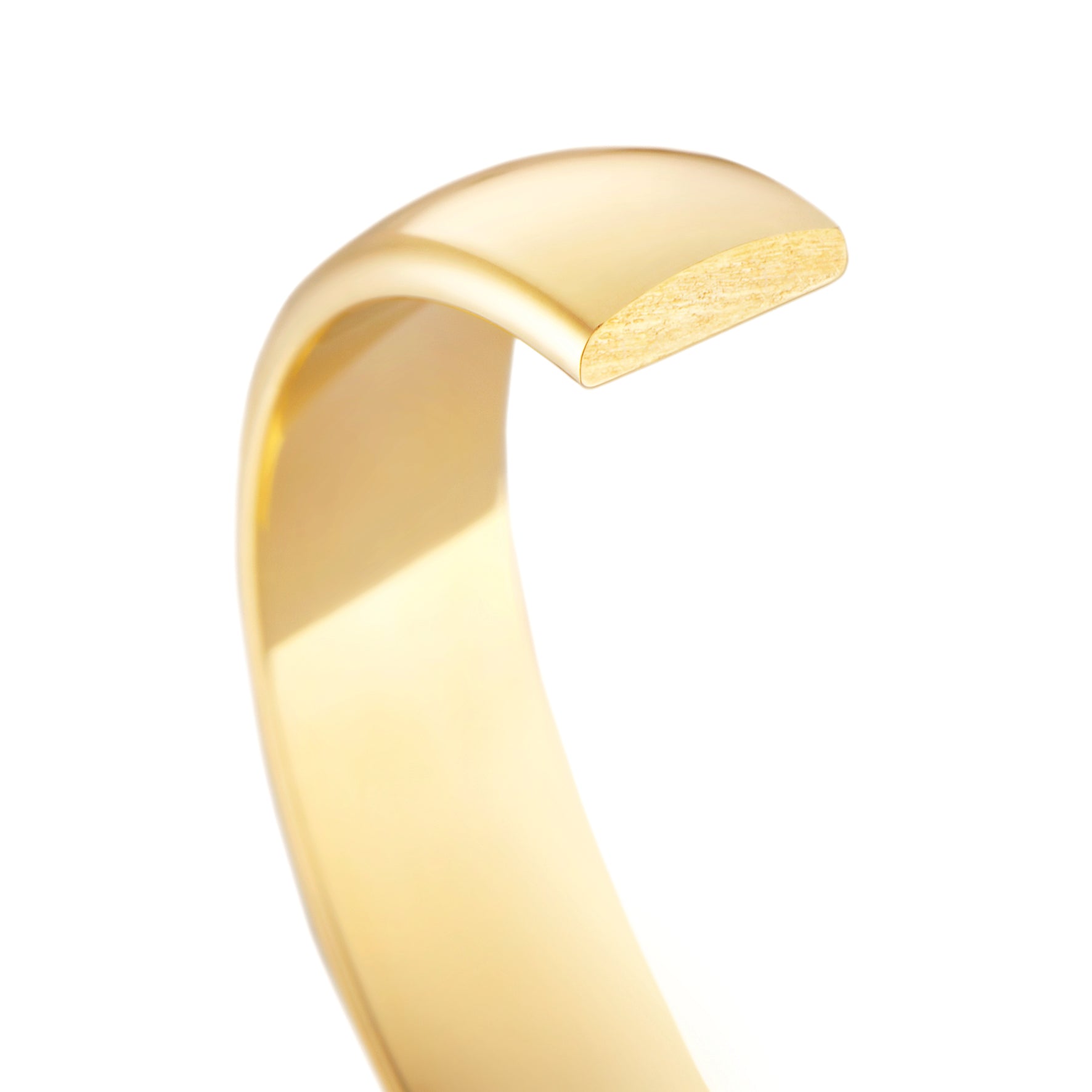 High Dome Wedding Ring profile Reference