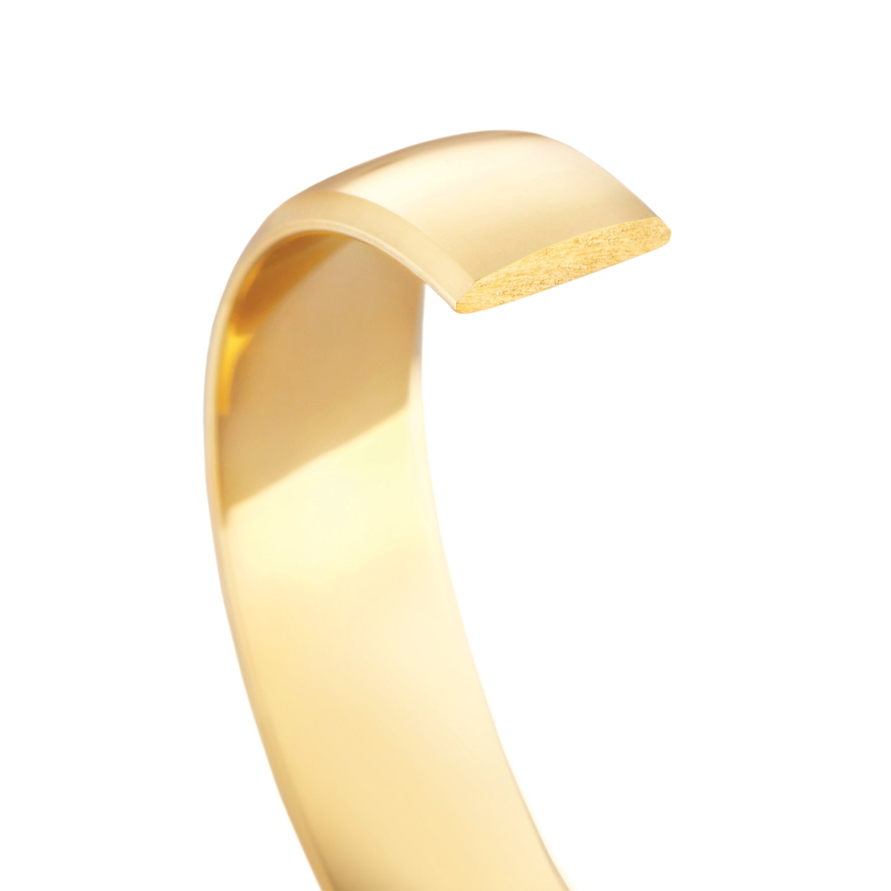 Profile Reference for half round bevel wedding ring