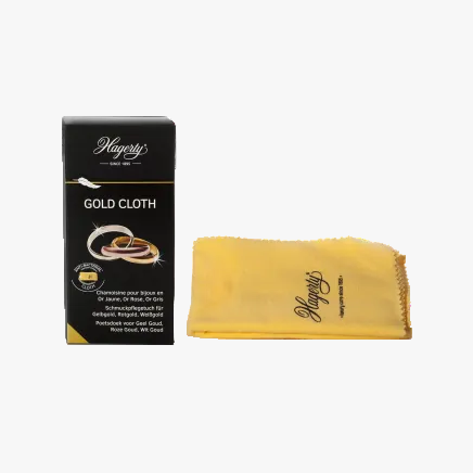 Hagerty Gold Cloth 30 x 36cm polishing cloth for yellow, white and rose gold jewellery