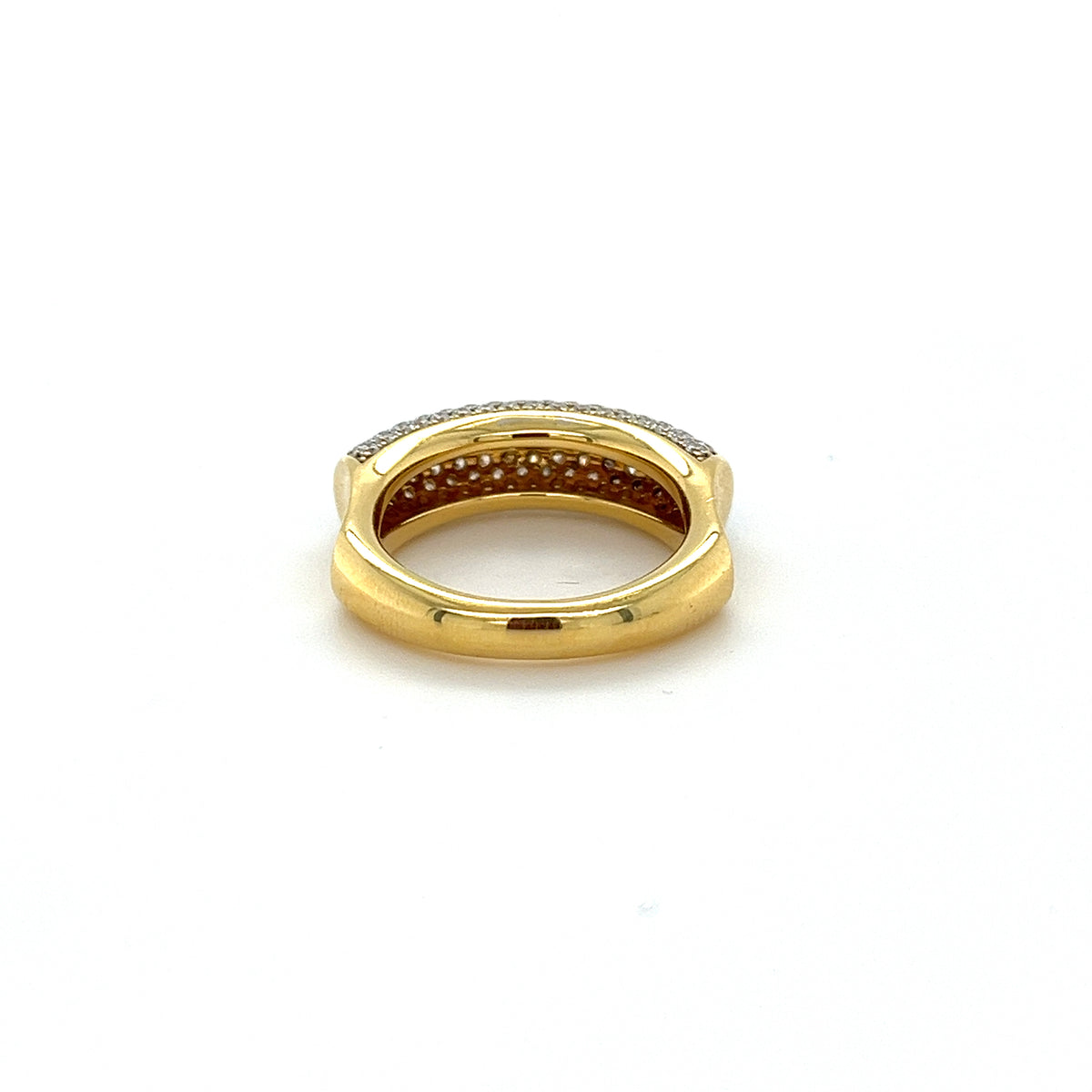 Hulchi Belluni Diamond Pave Ring in 18k Yellow Gold - Orsini Jewellers