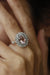Pink Morganite and Diamond Ring in 18k White Gold - Orsini Jewellers