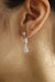 Illusion Drop Earrings in 18k White Gold with Diamonds - Orsini Jewellers