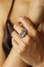 Aquamarine and Diamond Ring in 18k White Gold - Orsini Jewellers