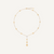18K Yellow Gold Lariat Necklace With Diamonds
