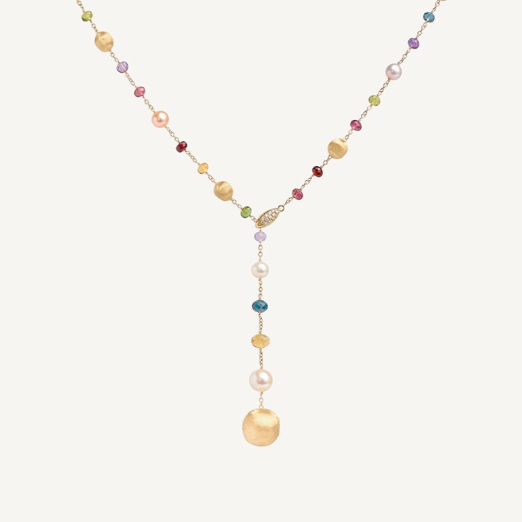 Marco Bicego Africa 18k Gold Gemstone Necklace