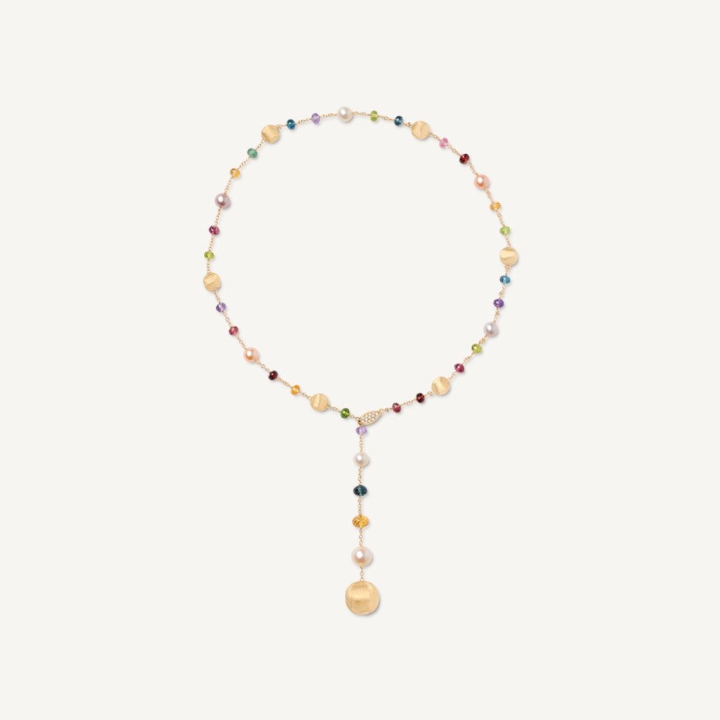 Marco Bicego Africa 18k Gold Gemstone Necklace