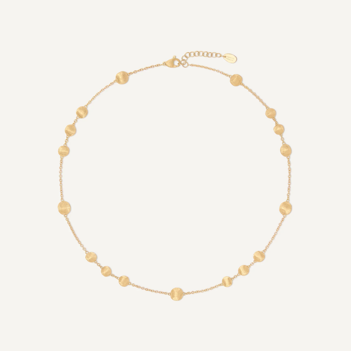 Marco Bicego Africa 18k Yellow Gold Irregular Bead Necklace (Short)