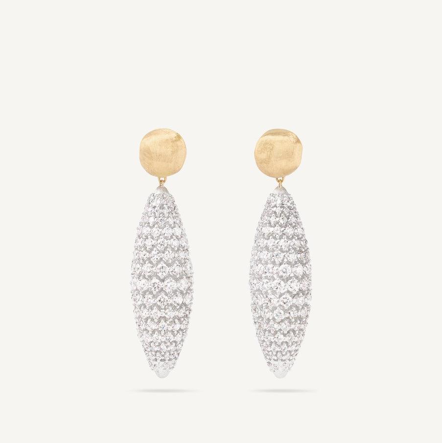 Marco Bicego Africa High Jewellery Diamond Earrings OB1876 B YW Q6