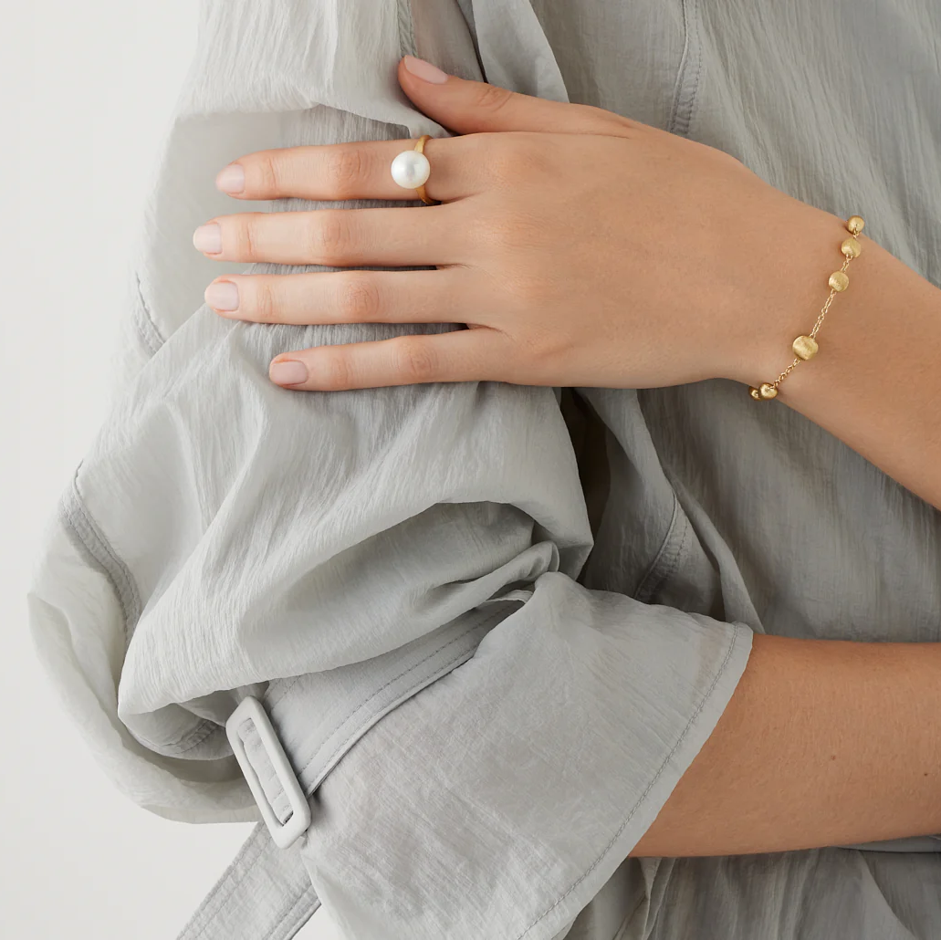 Marco Bicego Africa Ring 18k Gold with Freshwater Pearl AB614-PL_Y