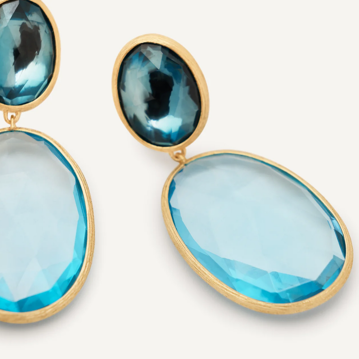 Marco Bicego Blue Topaz Gemstone Earrings