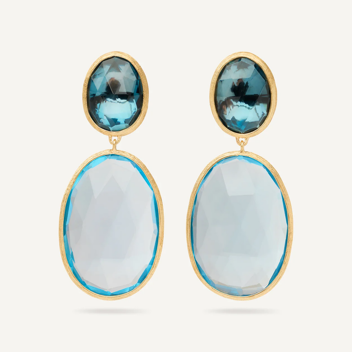 Marco Bicego Blue Topaz Gemstone Earrings at orsini